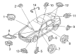 Diagram for Audi A4 Quattro Car Speakers - 8W5-035-400-D
