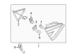 Diagram for Audi Back Up Light - 8T0-945-094-B