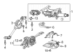 Diagram for Audi e-tron GT Steering Wheel - 4N0-907-129-NT