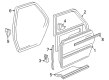 Diagram for Audi A8 Door Seal - 4D0-833-176
