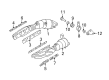 Diagram for Audi A6 Quattro Exhaust Manifold - 079-253-020-HX