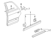 Diagram for Audi S8 Door Moldings - 4D0-853-767-A-2ZZ