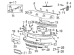 Diagram for Audi Headlight Cover - N-090-298-5