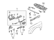 Diagram for Audi RS4 Frame Rail - 8H0-805-123-A