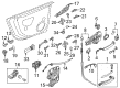 Diagram for Audi A6 Door Latch Assembly - 4G0-839-016-A