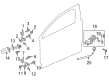 Diagram for Audi SQ8 Door Screws - WHT-000-042-A