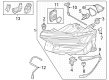 Diagram for Audi Q4 e-tron Lighting Control Module - 4K0-941-592-BR
