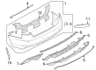 Diagram for Audi Bumper Reflector - 8W0-945-105-D