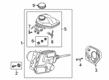 Diagram for Audi SQ8 e-tron Sportback Brake Master Cylinder Reservoir - 4KE-611-301-B-REP