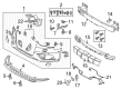 Diagram for Audi A3 Sportback e-tron Bumper Cover - 8V4-807-065-A-GRU