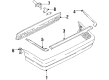 Diagram for Audi 100 Quattro Bumper Cover - 443-807-305-E-GRU