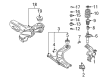 Diagram for Audi TT Quattro Strut Housing - 8N0-413-031-AD