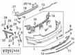 Diagram for Audi A5 Quattro Bumper Cover - 8W6-807-067-T-GRU