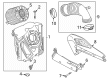 Diagram for Audi RS5 Sportback Air Duct - 06M-129-629-C