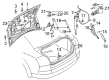 Diagram for Audi A4 Quattro Liftgate Hinge - 8E5-827-301-G