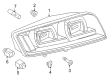 Diagram for Audi Tail Light Connector - 3B0-973-813