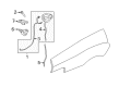 Diagram for Audi R8 Fuel Door - 427-809-900-A