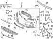 Diagram for Audi Q6 e-tron Headlight Screws - N-106-569-02