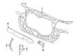 Diagram for Audi A4 Quattro Radiator Support - 8H0-805-594-F
