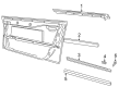 Diagram for Audi A4 Quattro Door Moldings - 8D0-853-954-B-GRU