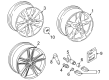 Diagram for Audi Q7 Alloy Wheels - 4M0-601-025-C