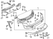 Diagram for Audi Bumper Cover - 8R0-807-303-GRU