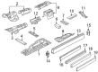 Diagram for Audi S8 Floor Pan - 4H0-803-073-TA