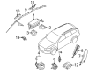 Diagram for Audi Q7 Airbag - 4L0-880-741-A