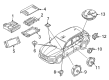 Diagram for Audi Q3 Car Speakers - 83A-035-416