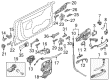 Diagram for Audi Front Door Striker - 4H0-837-033