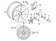 Diagram for Audi A7 Quattro Alloy Wheels - 4G8-601-025-AG