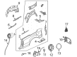 Diagram for Audi RS4 Wheelhouse - 8H0-810-172-B