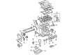 Diagram for Audi Oil Pan Baffle - 06B-103-623-P