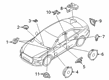 Diagram for Audi RS6 Avant Car Speakers - 4K0-035-416