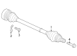 Diagram for Audi SQ8 e-tron Axle Shaft - 4KE-501-203-J