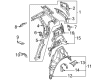 Diagram for Audi Q6 e-tron Fender Splash Shield - 85H-810-364-A