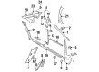 Diagram for Audi 100 Pillar Panels - 4A0-867-232-C-8ZU