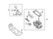 Diagram for Audi Automatic Transmission Shift Levers - 8K1-713-105-AC