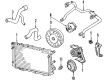 Diagram for Audi Cabriolet Radiator fan - 4A0-959-455-C