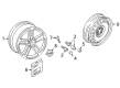 Diagram for Audi TT RS Quattro Alloy Wheels - 8S0-601-025-E