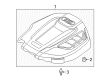 Diagram for Audi Q5 Engine Cover - 80A-103-925-E