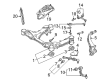 Diagram for Audi S8 Front Cross-Member - 4D0-399-313-BC