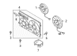 Diagram for Audi Fan Mounting Bracket - 1J0-971-830-H