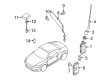 Diagram for Audi Antenna Mast - 8J7-035-849-A