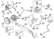 Diagram for Audi Power Steering Pump Pulley - 06E-145-255-G