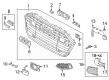 Diagram for Audi Grille - 4K0-807-648-P-TB2