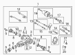 Diagram for Audi Differential - 0BF-500-043-Q