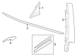 Diagram for Audi Q4 e-tron Sportback Door Moldings - 89A-853-960-C-GRU