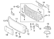 Diagram for Audi SQ8 Grille - 4M8-853-651-AK-3FZ