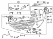 Diagram for Audi Headlight Cover - 4K8-941-159-B